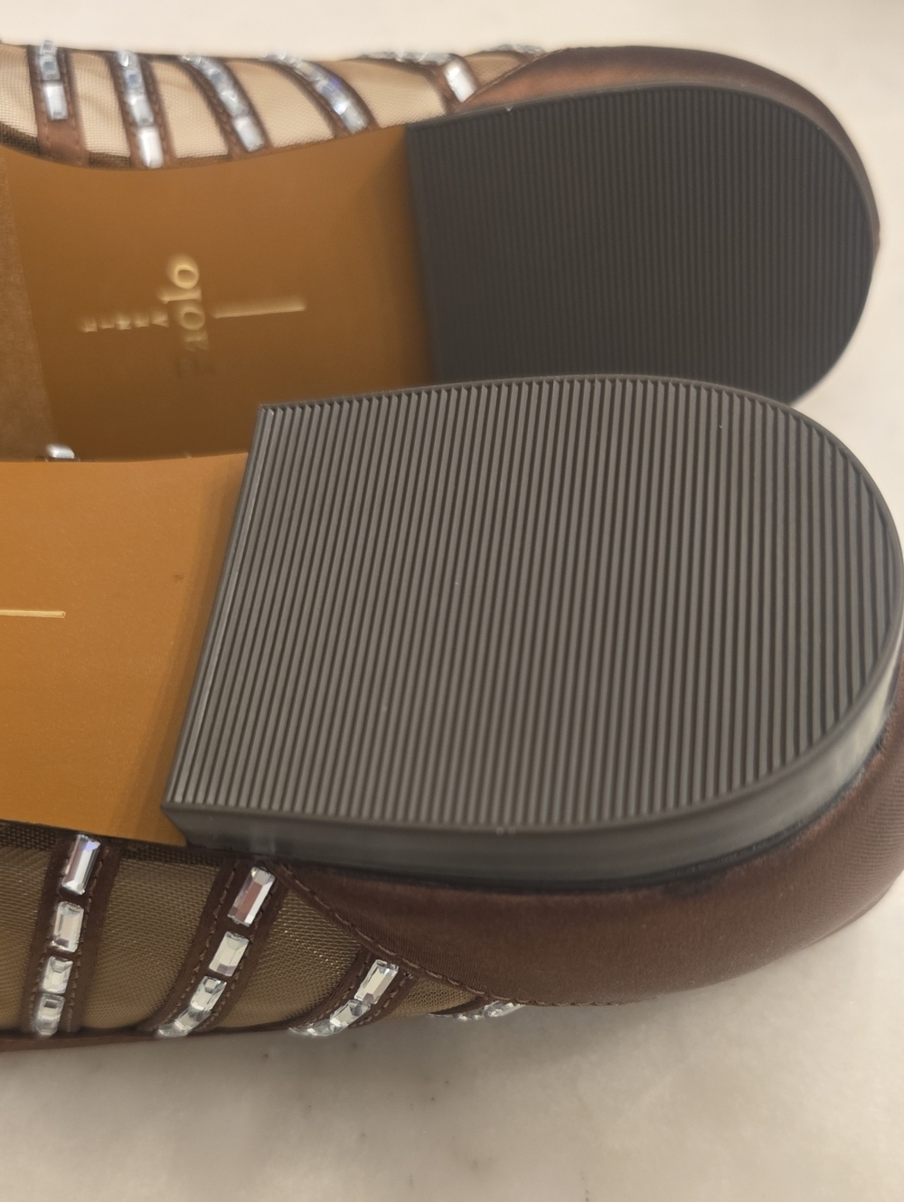 NIB Linea Paolo Noelle L Pointed Toe Flats. Chocolate Brown. Size 8M - Picture 6 of 8